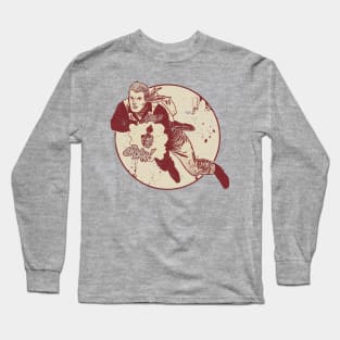 Western Cowboy In Action Long Sleeve T-Shirt